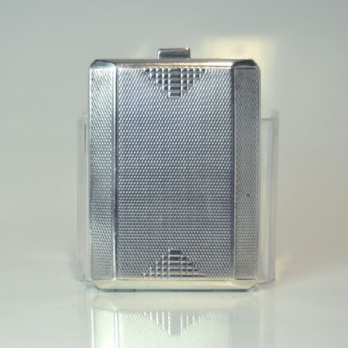 ART DECO SILVER MATCH BOOK CASE LONDON 1934 MAPPIN WEBB - ADDITIONAL PHOTO 3