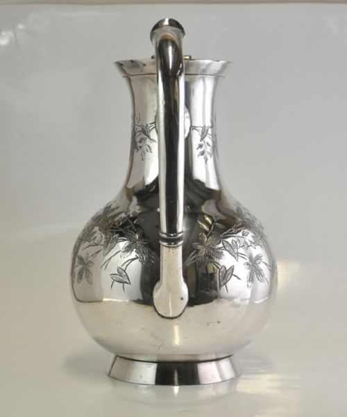SILVER PLATED COFFEE POT AESTHETIC MOVEMENT ATKIN BROS - ADDITIONAL PHOTO 4