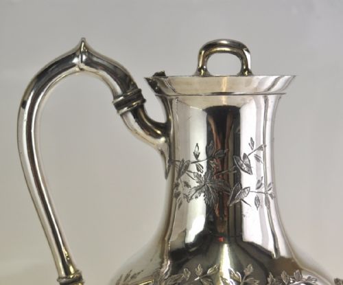 SILVER PLATED COFFEE POT AESTHETIC MOVEMENT ATKIN BROS - ADDITIONAL PHOTO 7