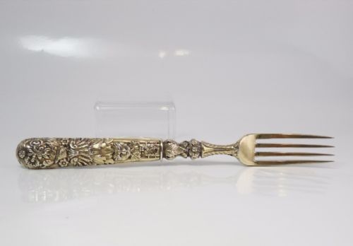 SILVER GILT GEORGE IV CHRISTENING SET LONDON 1821 - ADDITIONAL PHOTO 6