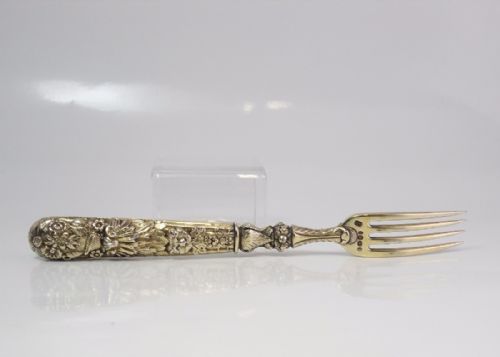 SILVER GILT GEORGE IV CHRISTENING SET LONDON 1821 - ADDITIONAL PHOTO 7