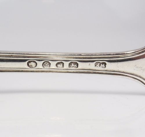 SET OF 6 SILVER TABLE FORKS LONDON 1842 BY WILLIAM EATON - ADDITIONAL PHOTO 4