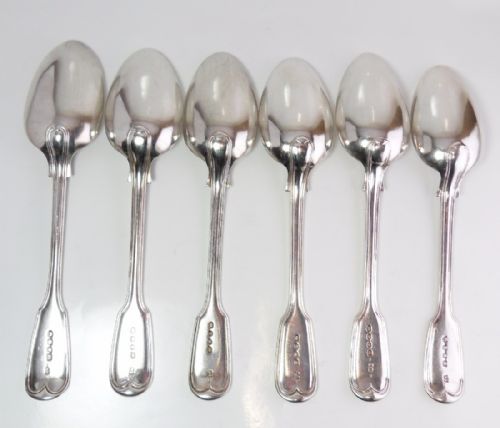 SET OF 6 SILVER TABLESPOONS HALLMARKED LONDON 18421852 - ADDITIONAL PHOTO 3