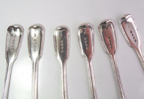 SET OF 6 SILVER TABLESPOONS HALLMARKED LONDON 18421852 - ADDITIONAL PHOTO 8