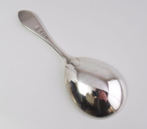 SILVER CADDY SPOON LONDON 1891 JAMES WAKELY FC WHEELER - ADDITIONAL PHOTO 2