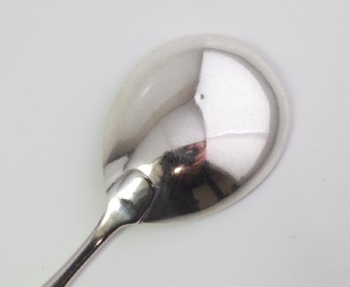 SILVER CADDY SPOON LONDON 1891 JAMES WAKELY FC WHEELER - ADDITIONAL PHOTO 4