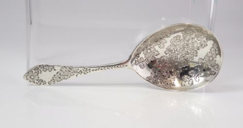 SILVER CADDY SPOON LONDON 1891 JAMES WAKELY FC WHEELER - ADDITIONAL PHOTO 5