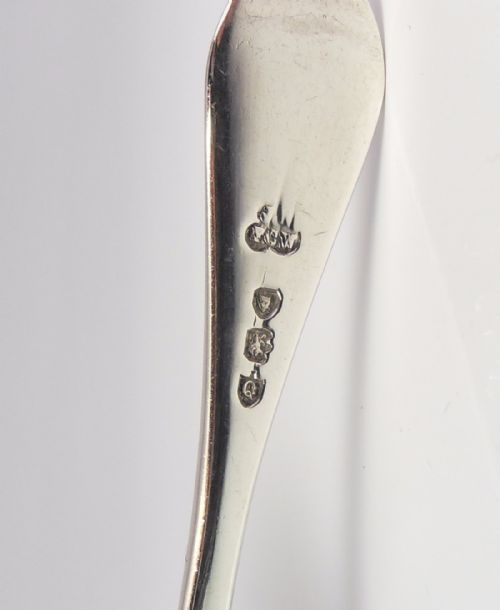 SILVER CADDY SPOON LONDON 1891 JAMES WAKELY FC WHEELER - ADDITIONAL PHOTO 6