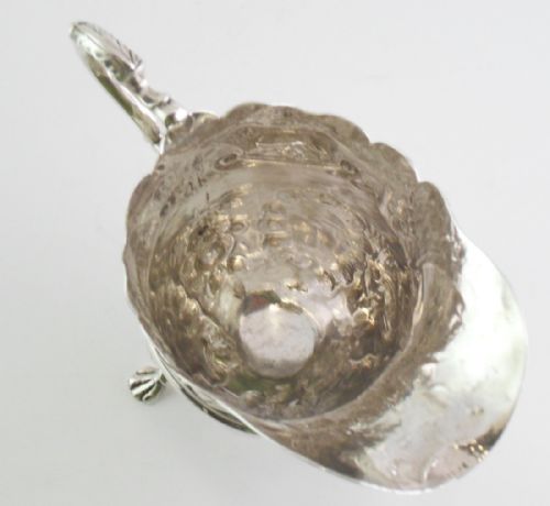 SILVER ANIMAL DECORATION CREAM JUG BIRMINGHAM 1895 - ADDITIONAL PHOTO 10