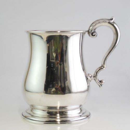 silver baluster tankard mug london 1935 - CATEGORY: ANTIQUE SILVER - DATED 1940