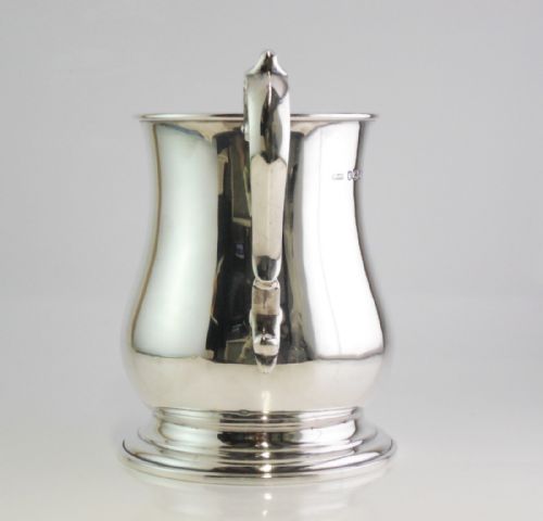 SILVER BALUSTER TANKARD MUG LONDON 1935 - ADDITIONAL PHOTO 2