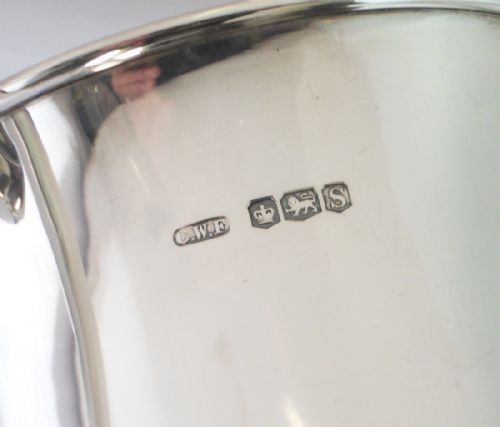 SILVER BALUSTER TANKARD MUG LONDON 1935 - ADDITIONAL PHOTO 7