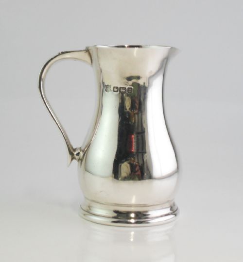 SILVER CREAM JUG SHEFFIELD 1913 THOMAS BRADBURY - ADDITIONAL PHOTO 1