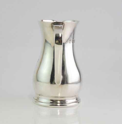 SILVER CREAM JUG SHEFFIELD 1913 THOMAS BRADBURY - ADDITIONAL PHOTO 2