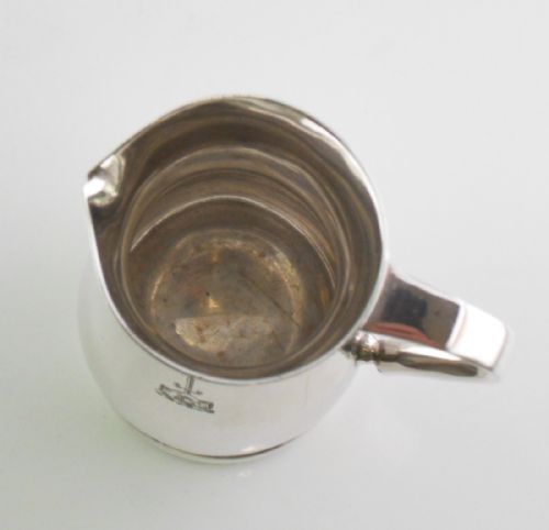 SILVER CREAM JUG SHEFFIELD 1913 THOMAS BRADBURY - ADDITIONAL PHOTO 6