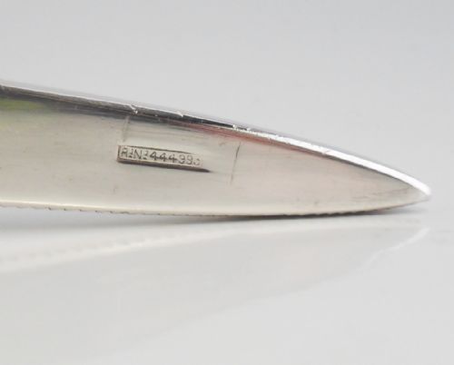 PRETTY SILVER PLATED GRAPE SCISSORS C 1920 - ADDITIONAL PHOTO 7