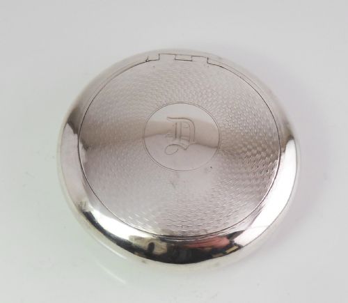 SILVER SQUEEZE TABACCO POT BIRMINGHAM 1911 MAPPIN WEBB - ADDITIONAL PHOTO 8