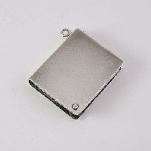 EDWARDIAN SILVER BOOK DESIGN SWIVEL STAMP CASE BIRMINGHAM 1902 NJL11073 - ADDITIONAL PHOTO 6