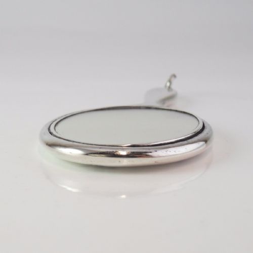 EDWARDIAN SOLID SILVER CHATELAINE MIRROR BIRMINGHAM 1903 - ADDITIONAL PHOTO 6