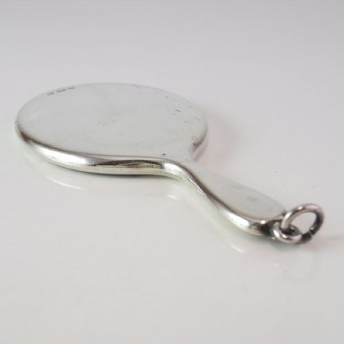 EDWARDIAN SOLID SILVER CHATELAINE MIRROR BIRMINGHAM 1903 - ADDITIONAL PHOTO 7