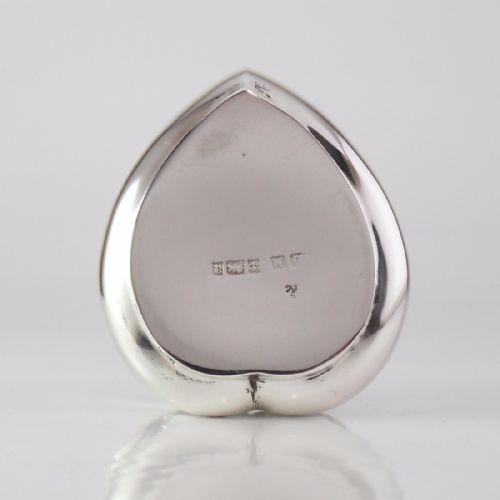 VICTORIAN SILVER HEART SHAPED BOX HENRY MATTHEWS BIRMINGHAM 1900 NJL11085 - ADDITIONAL PHOTO 4