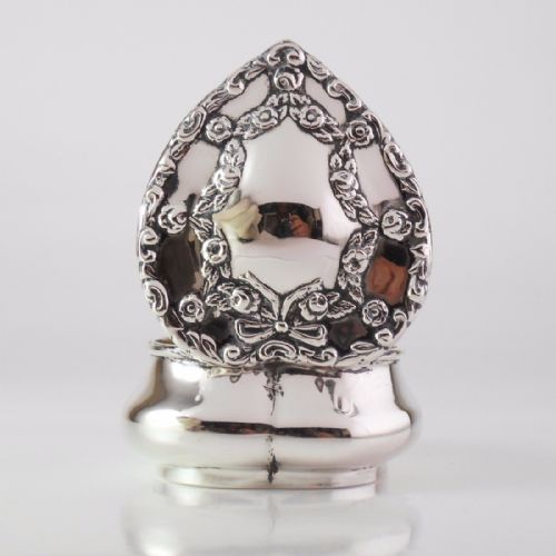 VICTORIAN SILVER HEART SHAPED BOX HENRY MATTHEWS BIRMINGHAM 1900 NJL11085 - ADDITIONAL PHOTO 7