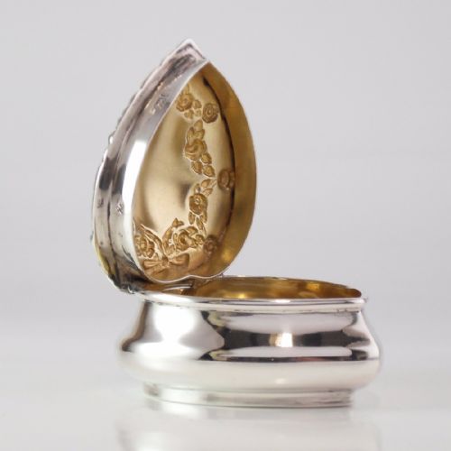VICTORIAN SILVER HEART SHAPED BOX HENRY MATTHEWS BIRMINGHAM 1900 NJL11085 - ADDITIONAL PHOTO 8
