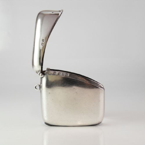 large silver vesta case birmingham 1911 njl11089 - CATEGORY: ANTIQUE SILVER - DATED EDWARDIAN