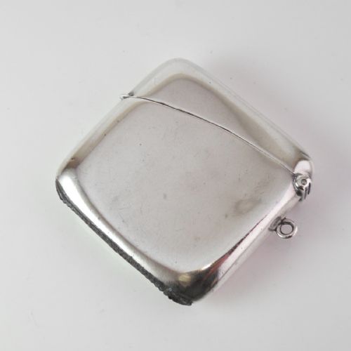 LARGE SILVER VESTA CASE BIRMINGHAM 1911 NJL11089 - ADDITIONAL PHOTO 4