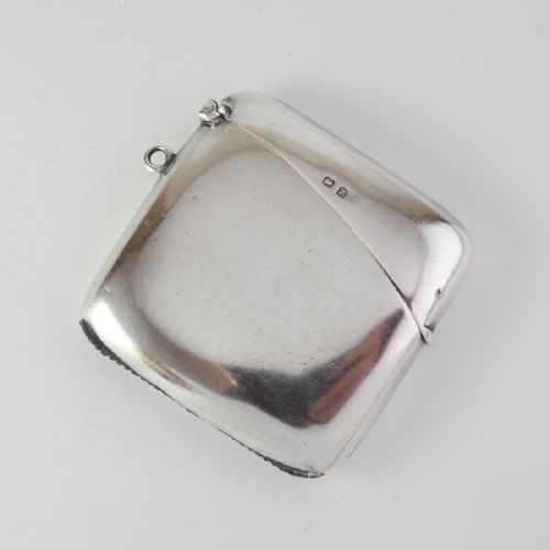 LARGE SILVER VESTA CASE BIRMINGHAM 1911 NJL11089 - ADDITIONAL PHOTO 5