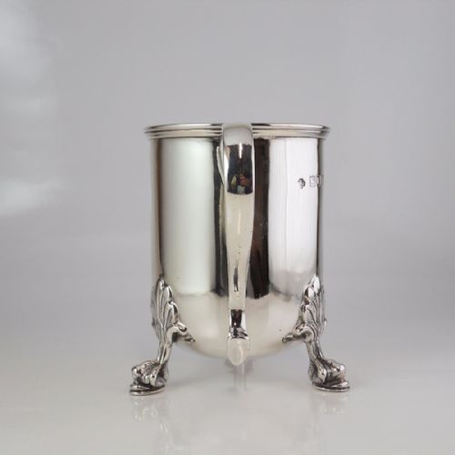 EDWARDIAN SILVER CHRISTENING MUG LONDON 1910 WM HUTTON SONS - ADDITIONAL PHOTO 2