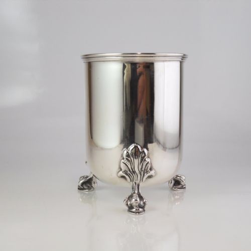 EDWARDIAN SILVER CHRISTENING MUG LONDON 1910 WM HUTTON SONS - ADDITIONAL PHOTO 3