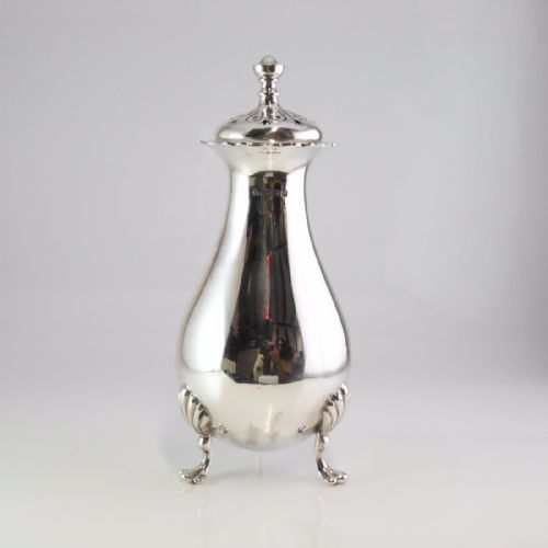 SILVER SUGAR CASTER SIFTER SHEFFIELD 1905 LEE WIGFALL - ADDITIONAL PHOTO 2