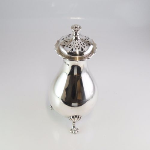 SILVER SUGAR CASTER SIFTER SHEFFIELD 1905 LEE WIGFALL - ADDITIONAL PHOTO 3