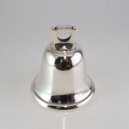 fine silver table bell birmingham 1924 by deakin francis - CATEGORY: ANTIQUE SILVER - DATED 1930