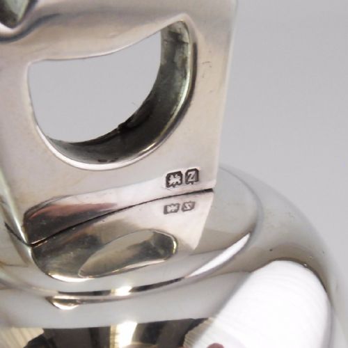 FINE SILVER TABLE BELL BIRMINGHAM 1924 BY DEAKIN FRANCIS - ADDITIONAL PHOTO 6