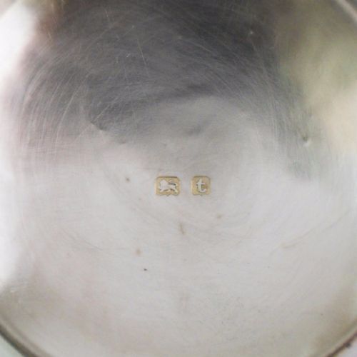 SILVER CIRCULAR BOX BIRMINGHAM 1918 BY HENRY PERKINS SONS - ADDITIONAL PHOTO 3