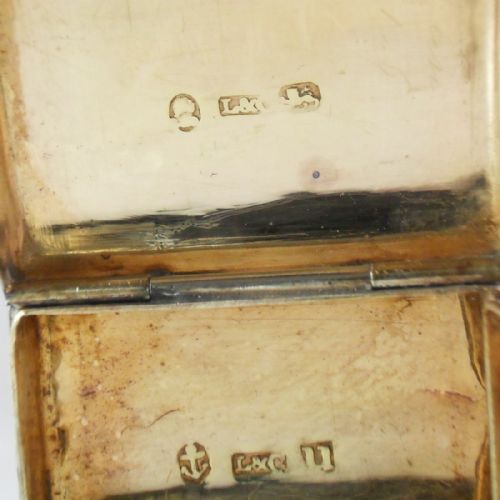 STUNNING GEORGIAN SILVER CASE FORM VINAIGRETTE BIRMINGHAM 1818 - ADDITIONAL PHOTO 8