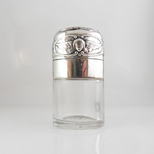EDWARDIAN SMELLING SALTS BOTTLE WITH REYNOLDS ANGELS - ADDITIONAL PHOTO 2