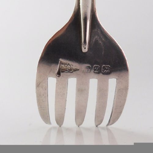 VICTORIAN SILVER MOTHER OF PEARL FORK BIRMINGHAM 1899 - ADDITIONAL PHOTO 6