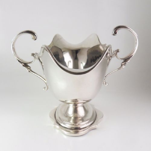 EDWARDIAN SILVER DOUBLE LIPPED SAUCE BOAT LONDON 1906 - ADDITIONAL PHOTO 3