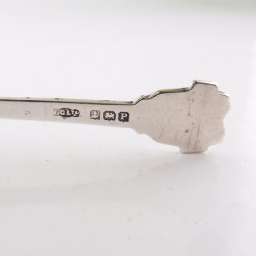 SILVER ENAMEL ART DECO SPOONS - ADDITIONAL PHOTO 5