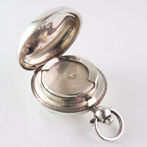 UNUSUAL EDWARDIAN SILVER SOVEREIGN CASE BIRMINGHAM 1908 - ADDITIONAL PHOTO 3