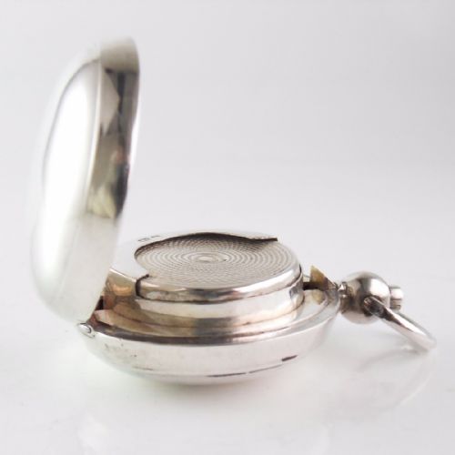 UNUSUAL EDWARDIAN SILVER SOVEREIGN CASE BIRMINGHAM 1908 - ADDITIONAL PHOTO 5