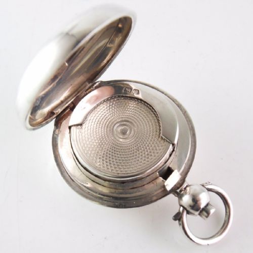 UNUSUAL EDWARDIAN SILVER SOVEREIGN CASE BIRMINGHAM 1908 - ADDITIONAL PHOTO 9