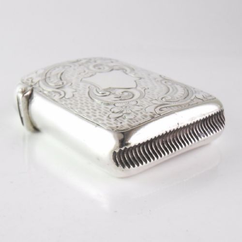 EDWARDIAN SILVER VESTA CASE GEORGE UNITE 1901 - ADDITIONAL PHOTO 4