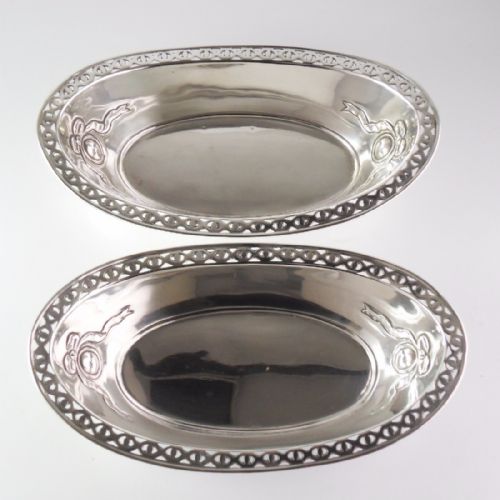 victorian silver dishes henry matthews 1898 - CATEGORY: ANTIQUE SILVER - DATED VICTORIAN