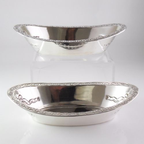 VICTORIAN SILVER DISHES HENRY MATTHEWS 1898 - ADDITIONAL PHOTO 1