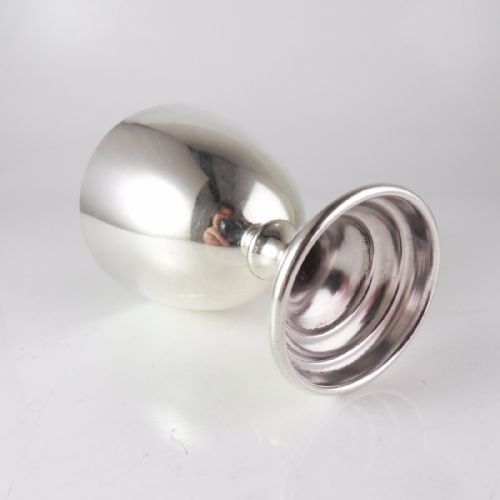 STYLISH SILVER EGG CUP HALLMARKED BIRMINGHAM 1937 AL DAVENPORT - ADDITIONAL PHOTO 5
