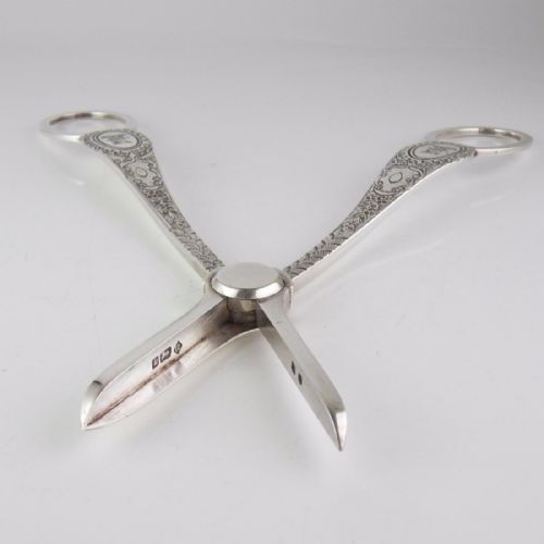 SILVER GRAPE SCISSORSSHEARS SHEFFIELD 1881 - ADDITIONAL PHOTO 7